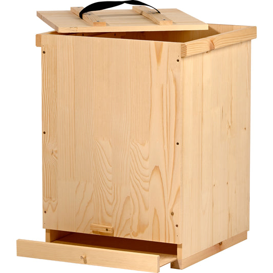 Robuste Transportkiste aus Holz für bis zu 10 Bienenwabenrahmen