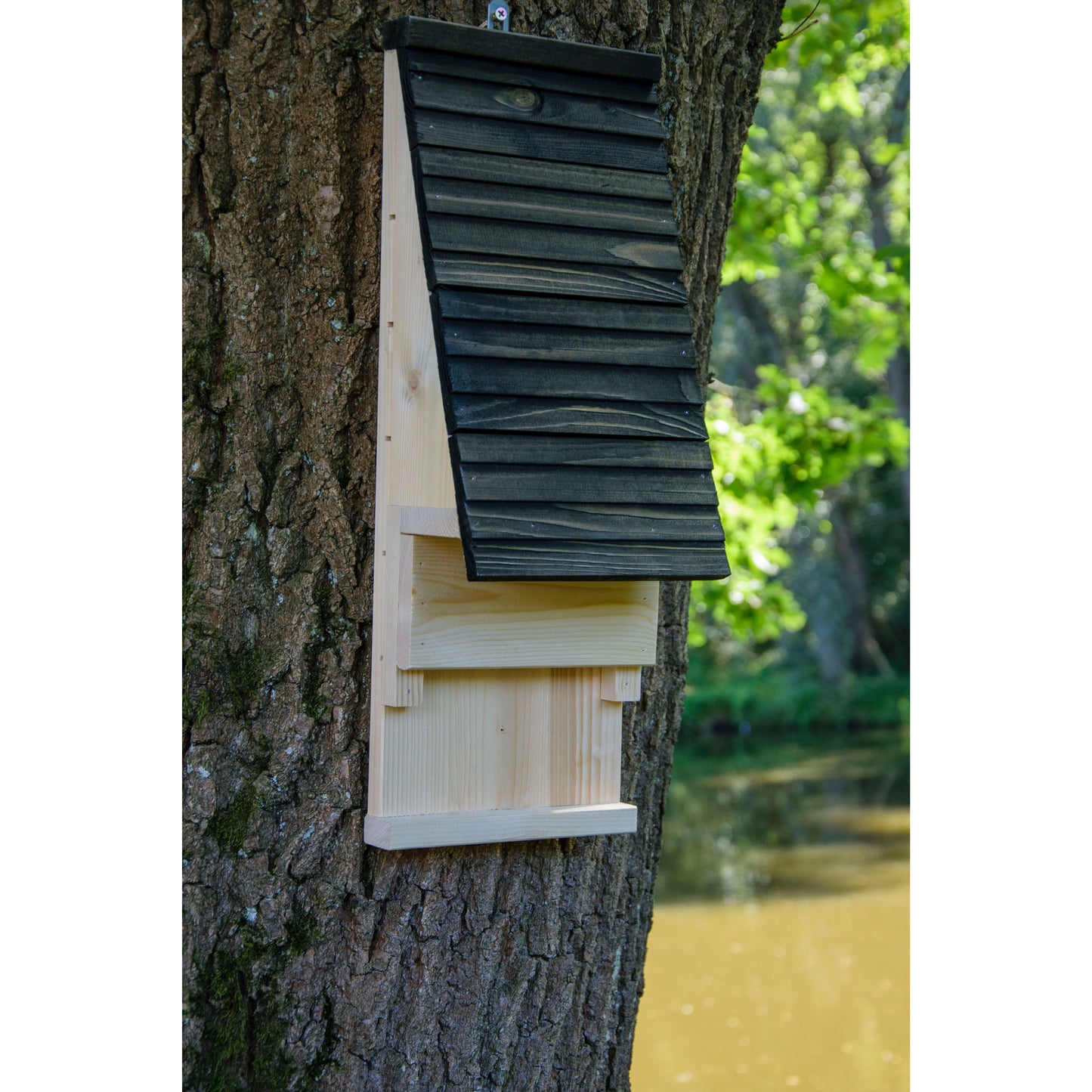 Art. 22104FSCe - Fledermauskasten mit Belüftungsschlitzen | Schwarz