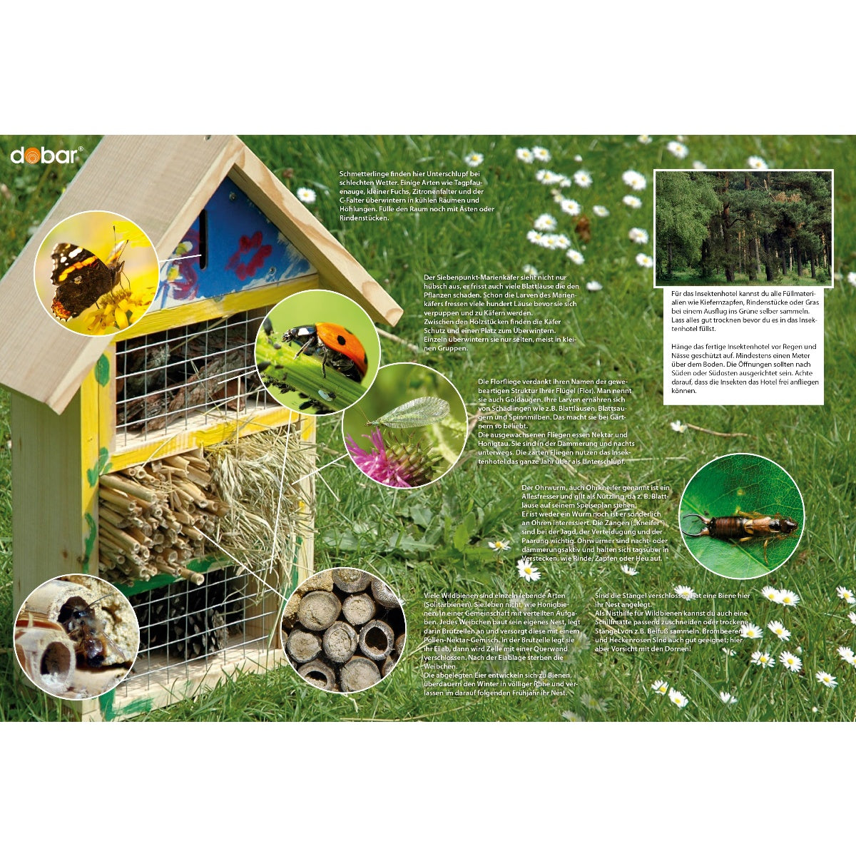 Art. 22608FSC - Insektenhotel Bausatz zum Bemalen und Basteln