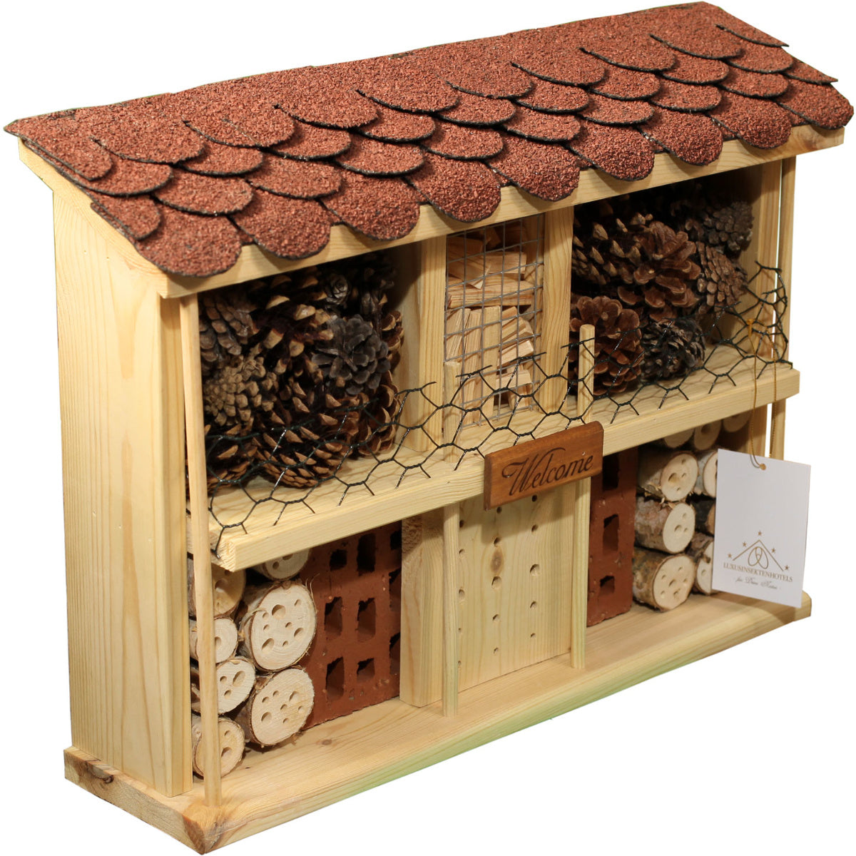 Art. 22627e - Design Insektenhotel "Landhaus Komfort" | Bausatz