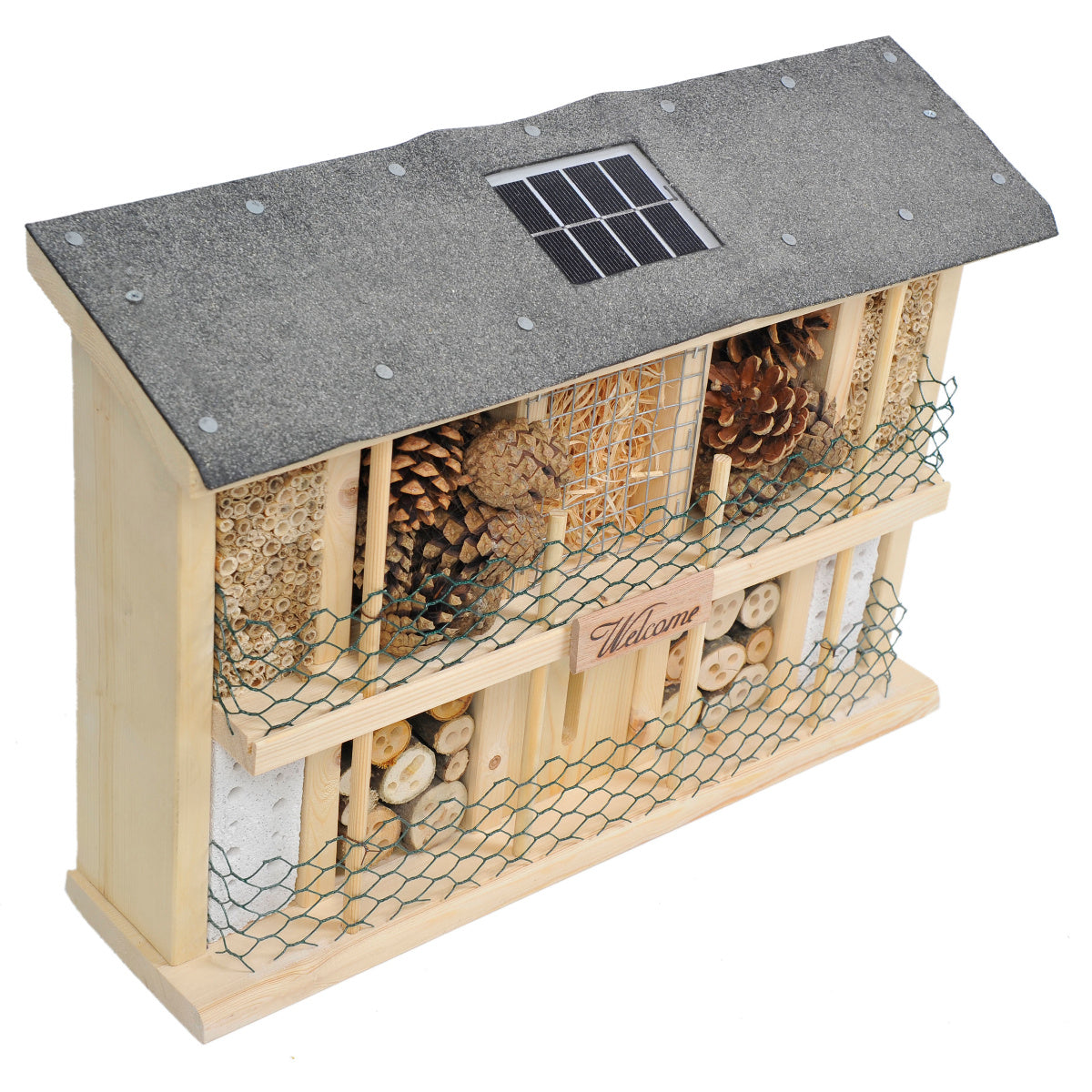 Art. 22629e - Design Solar - Insektenhotel "Landsonne" | Schwarz