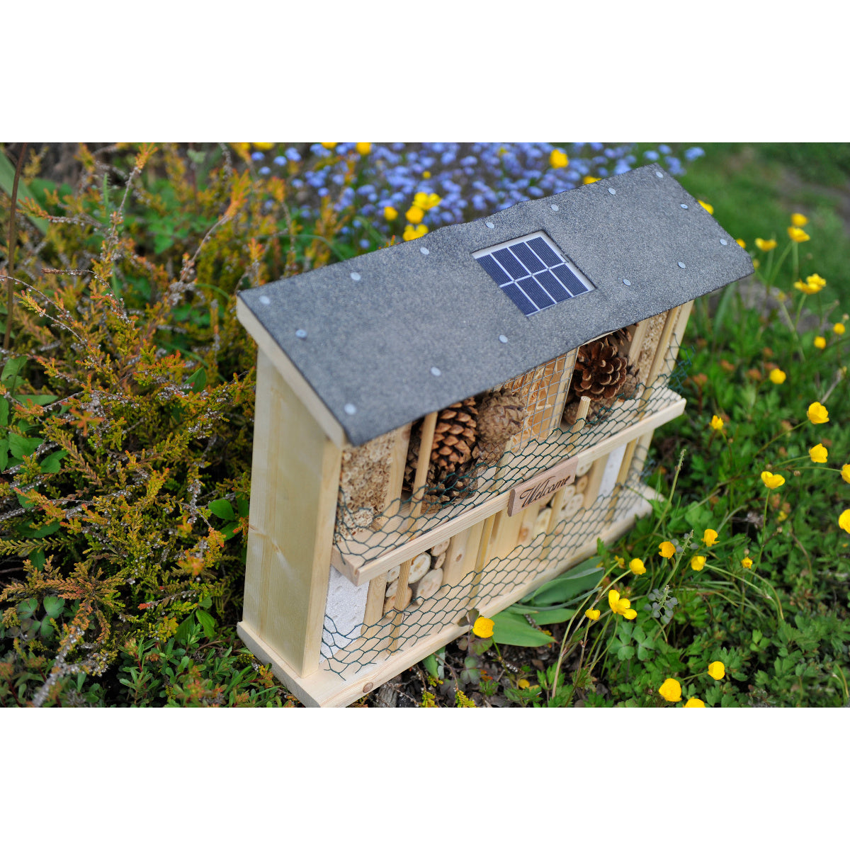 Art. 22629e - Design Solar - Insektenhotel "Landsonne" | Schwarz