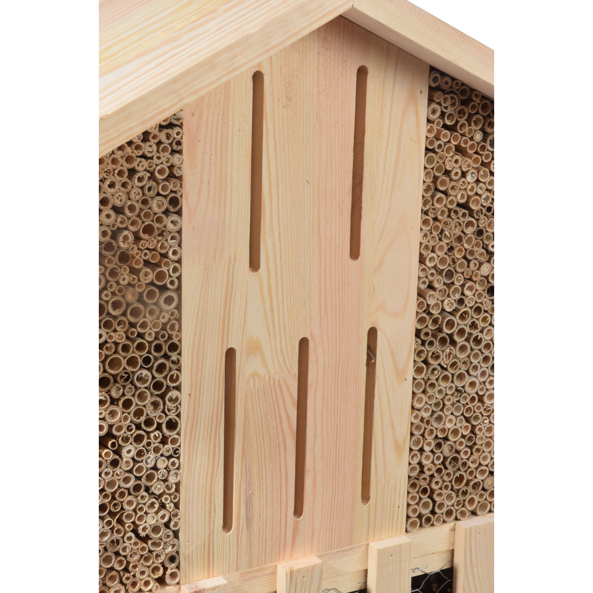 Art. 22697e - XXL Insektenhotel-Wand mit Igelhaus | Natur