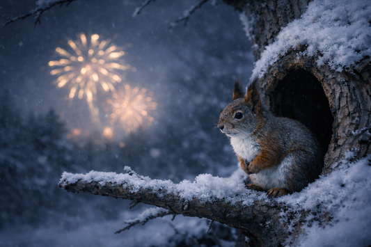 Silvester und Wildtiere: Wie Igel und Eichhörnchen unter Feuerwerk leiden