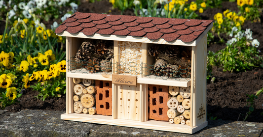 Mini Insektenhotel für Balkon und Terrasse – So kannst du auch auf kleinem Raum Insekten helfen