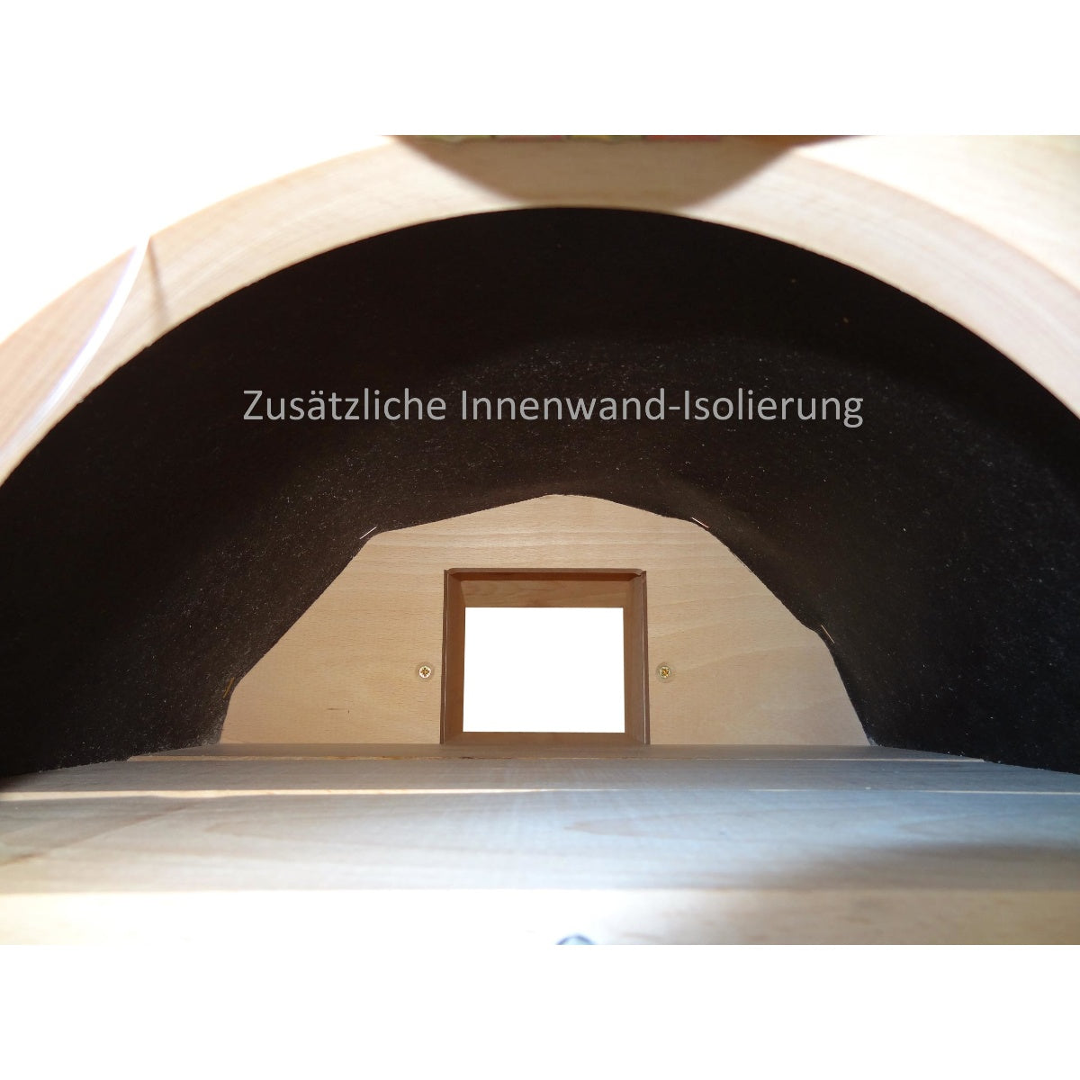 Art. 22217e - Massives Igelschlafhaus "Meckine" aus Buchenholz