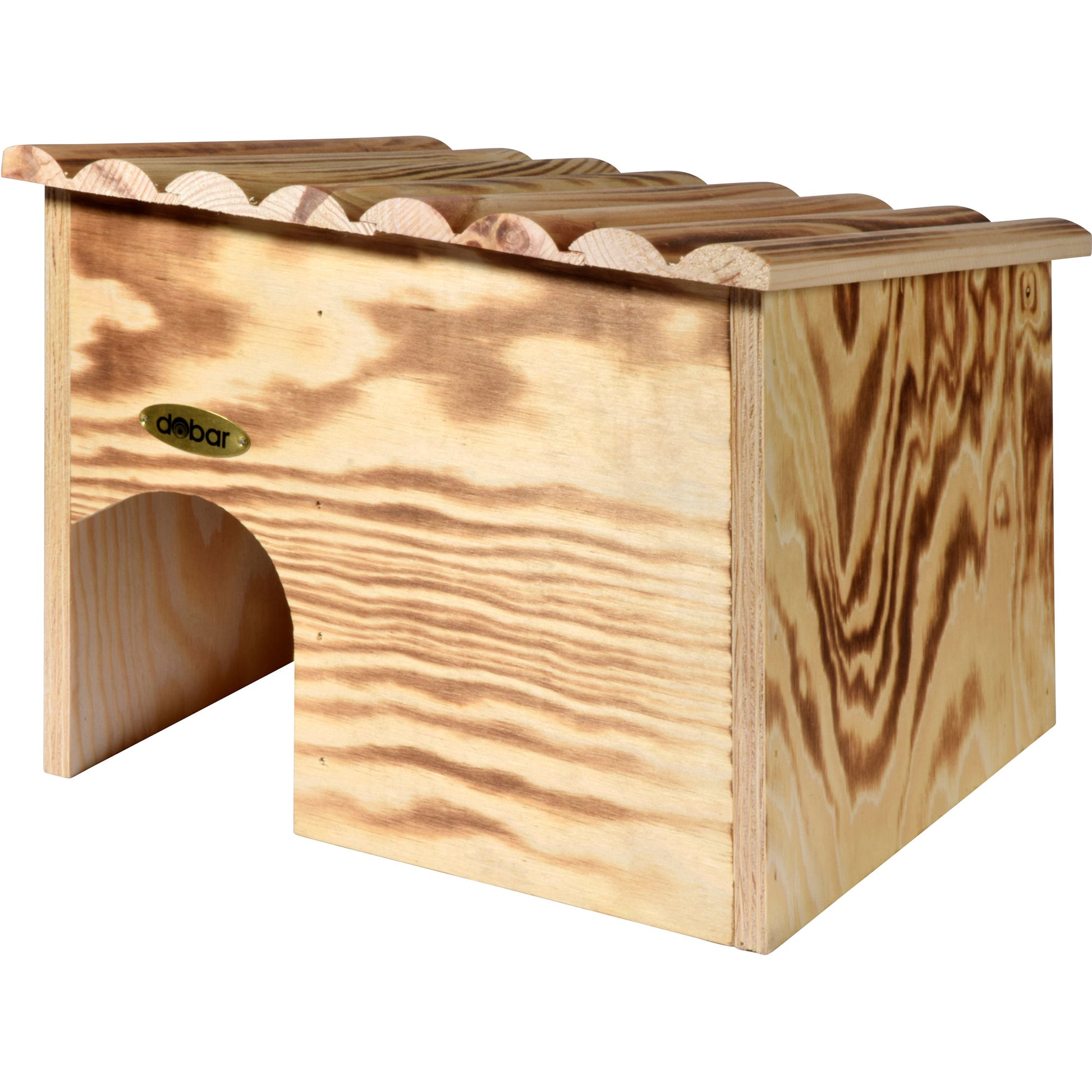 Igelhaus aus FSC®-zertifiziertem Kiefernholz mit Labyrintheingang